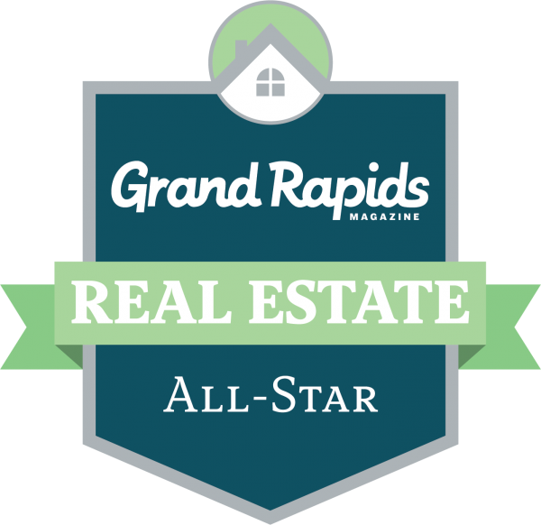 Grand Rapids Magazine Real Estate All-Star badge
