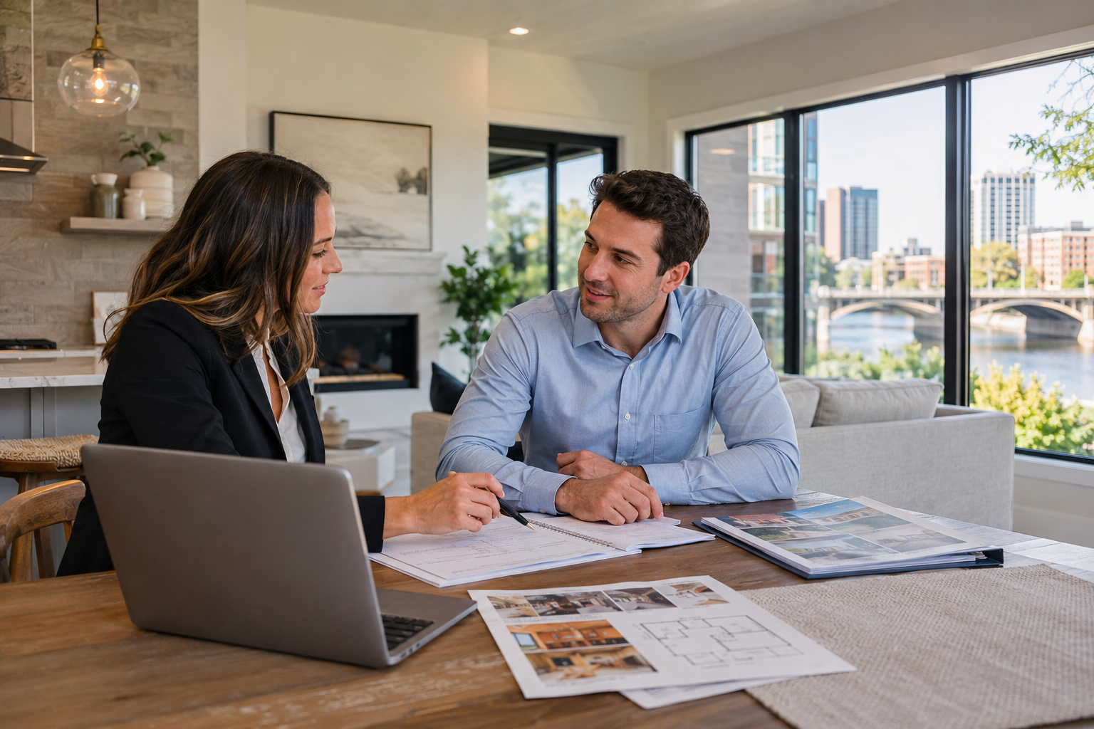 Grand Rapids real estate consultation with a physician planning a move after residency